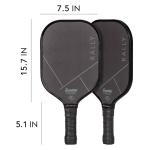 Franklin Sports Charcoal Pickleball Paddle for Adults