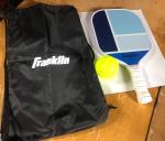 Franklin Sports Blue Cove Pickleball Paddle and Bag