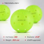 Selkirk Pro S1 Outdoor Pickleball Balls - 38 Holes