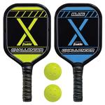 Franklin Sports Pickleball-X Aluminum Paddle Ball Set