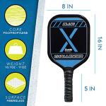 Franklin Sports Pickleball-X Aluminum Paddle Ball Set