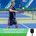GoSports GS1 Fiberglass Pickleball Paddle, USAPA Approved