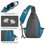 G4Free Teal Blue Pickleball Crossbody Sling Bag