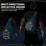 G4Free Teal Blue Pickleball Crossbody Sling Bag