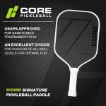 CORE MX-1000 Carbon Fiber Pickleball Paddle with Cover