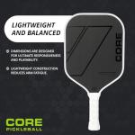CORE MX-1000 Carbon Fiber Pickleball Paddle with Cover