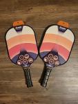 Franklin Sports Lunar Graphic Pickleball Paddles - 2 Pack