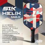 SLK Helix Pro Pickleball Paddle - Carbon Fiber Hybrid
