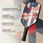 SLK Helix Pro Pickleball Paddle - Carbon Fiber Hybrid