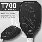 USAPA Approved Pickleball Training Paddle, Carbon Fiber