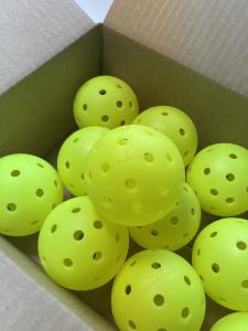 12 Franklin X-40 Outdoor Pickleballs - Optic Yellow
