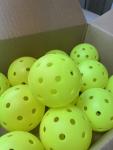 12 Franklin X-40 Outdoor Pickleballs - Optic Yellow