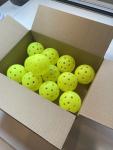 12 Franklin X-40 Outdoor Pickleballs - Optic Yellow