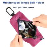 Cosmos Hot Pink Pickleball Ball Holder Bag