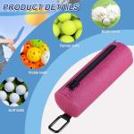 Cosmos Hot Pink Pickleball Ball Holder Bag