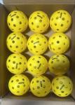 Franklin Sports X-40 Optic Yellow Pickleballs (12 Pack)