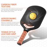 Aero Throat Carbon Fiber Pickleball Paddle