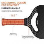 Aero Throat Carbon Fiber Pickleball Paddle