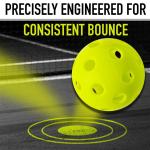 Franklin X-26 Indoor Pickleball 12-Pack - Optic Green