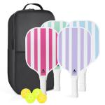 AOBORTY 4-Pack Lightweight Pickleball Paddle Set