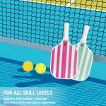 AOBORTY 4-Pack Lightweight Pickleball Paddle Set