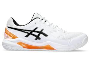 ASICS Men's Gel-Dedicate 8 Shoes - White/Shocking Orange