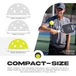 Franklin Sports Compact Outdoor Pickleballs - 3 Pack