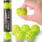 PIKKOFUN React – 5 Silent Mini Pickleball Balls