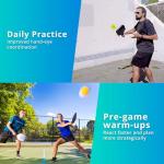 PIKKOFUN React – 5 Silent Mini Pickleball Balls