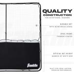 Franklin Sports Pickleball Rebounder Net and Markers
