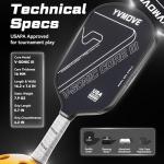 Advanced Pickleball Paddle with Control & Power