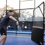 Franklin Sports Pickleball Rebounder Net and Markers