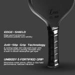 Luzz Carbon Fiber Pickleball Paddle for Spin and Power