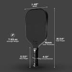Luzz Carbon Fiber Pickleball Paddle for Spin and Power