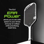 Selkirk Sport SLK ERA Power Pickleball Paddle | Carbon Fiber & Fiberglass Hybrid Face for Power, Spin & Control | Dynamic Fusion Core | Professional Pickleball Paddles | Elongated White