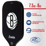 Franklin Sports NBA Brooklyn Nets Pickleball Paddle - Official Team Racket