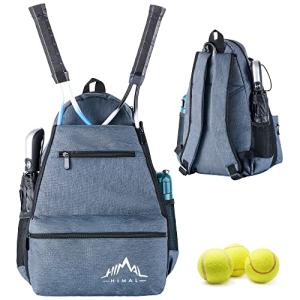 Himal Outdoors Tennis Backpack Tennis Bag - Large Storage Holds 2 Rackets and Necessities,Suitble for Women,Men and Teenagers