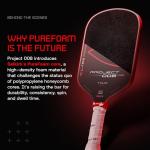 Selkirk Sport Labs Project 008 Pickleball Paddle | Carbon Fiber Pickleball Paddles with PureFoam Core and Thermoformed Foam Wall | Built for Long-Lasting Performance and Precision | 13mm - Invikta