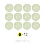 Glow-in-the-Dark Outdoor Pickleballs - 12 Pack