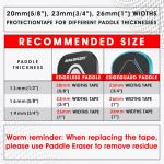 PICKLETECH Yellow Paddle Protection Tape for Pickleball