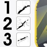 PICKLETECH Yellow Paddle Protection Tape for Pickleball