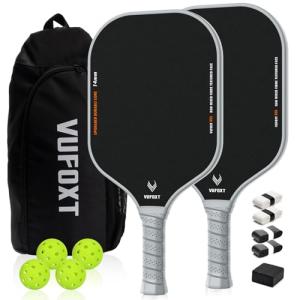 Lightweight Pickleball Paddle Set with Balls and Bag