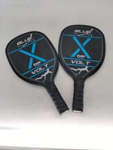 Franklin Sports VOLT Blue Wooden Pickleball Paddles