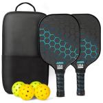 Lightweight Pickleball Paddle Set with Carry Bag