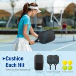 Lightweight Pickleball Paddle Set with Carry Bag
