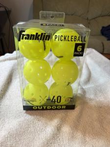 Franklin X-40 Outdoor Pickleball Set - 6 Balls