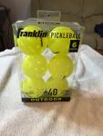 Franklin X-40 Outdoor Pickleball Set - 6 Balls