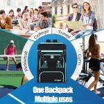 Pickleball Bag with Cooler and Shoe Compartment