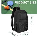 GOBUROS Crossbody Pickleball Sling Bag for Paddles