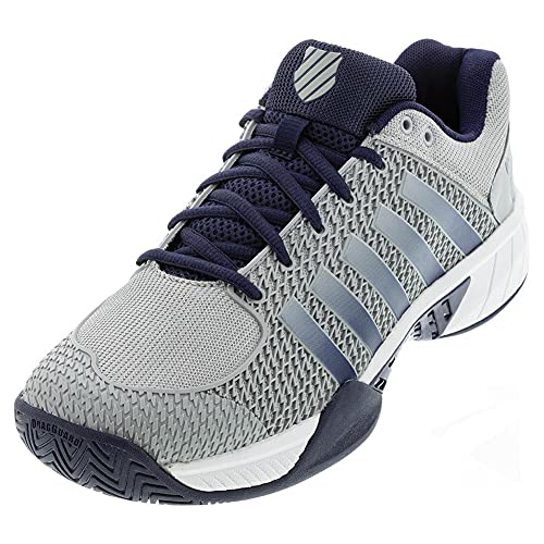 K-Swiss Men's Pickleball Shoe, Highrise/Navy, Size 9.5